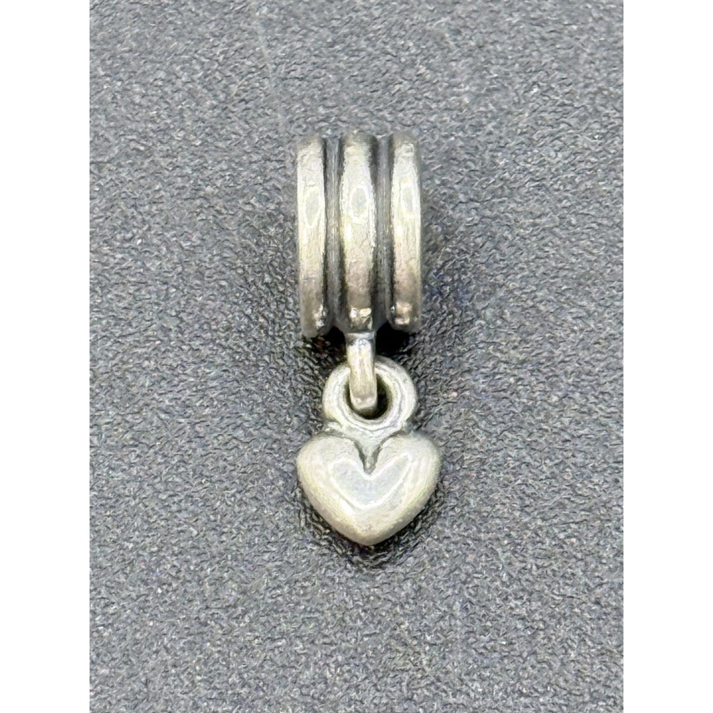 Pandora Sterling Silver Dangle Heart Charm Ale