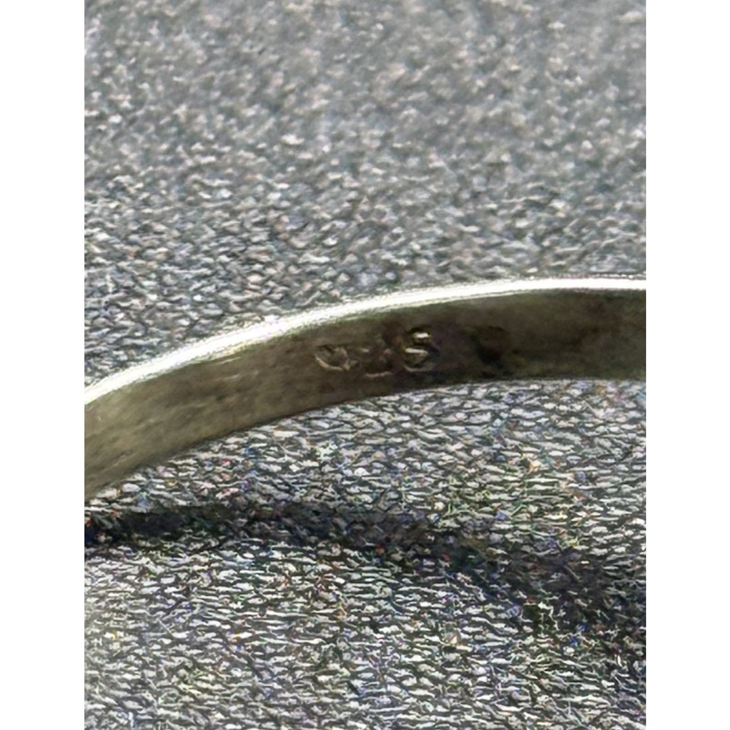 New Condition Sterling Silver Genuine Goldstone Ring Size 8.00 925 P20