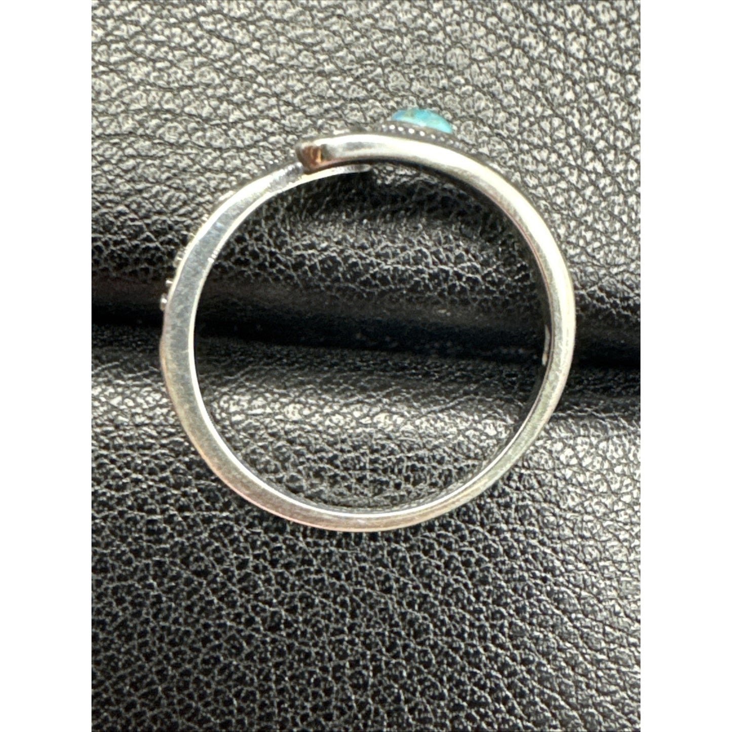New Condition Sterling Silver Turquoise Celestial Sun Moon Stars Ring Size 7