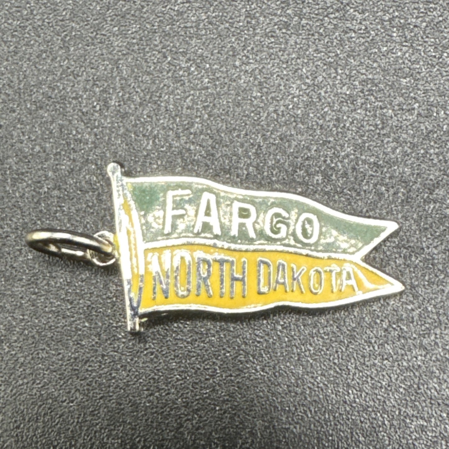 Vintage Sterling Silver Fargo North Dakota Charm 925 P2