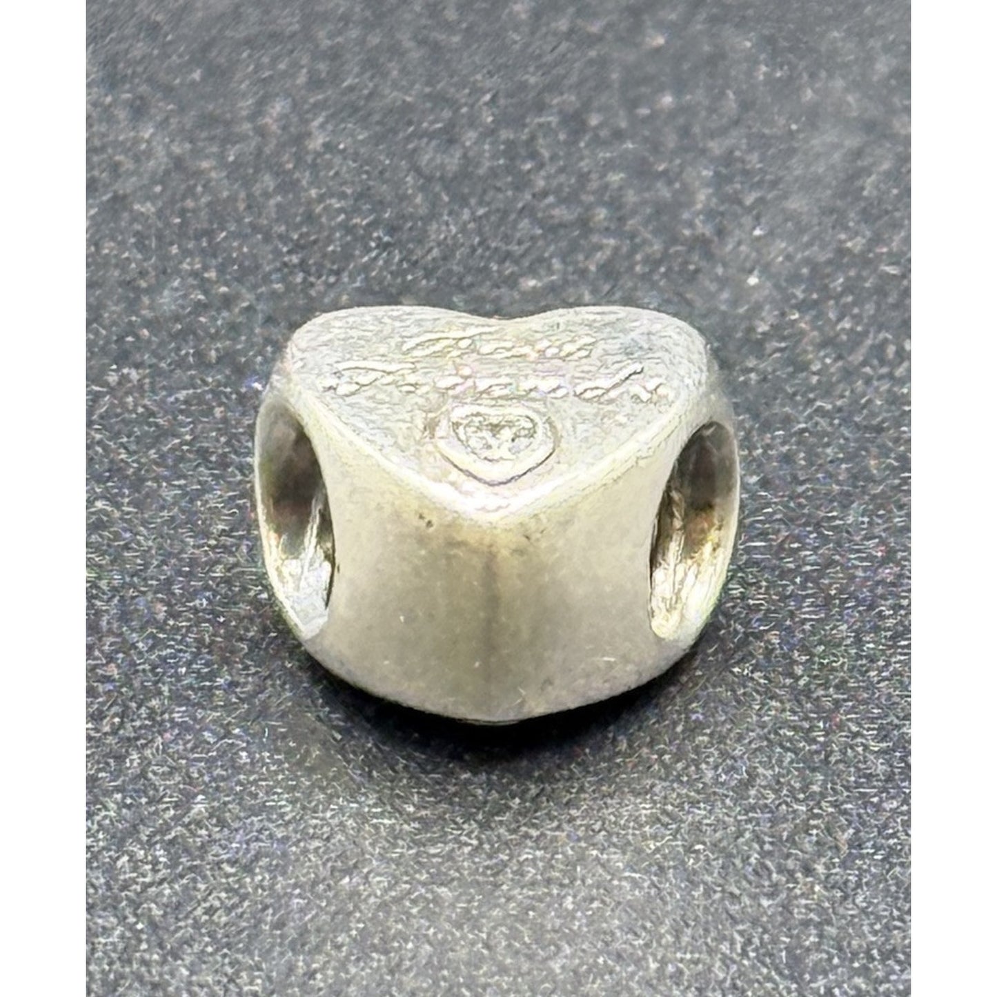 Pandora Sterling Silver Cubic Zirconia Heart “Best Friends” Charm ALE P10