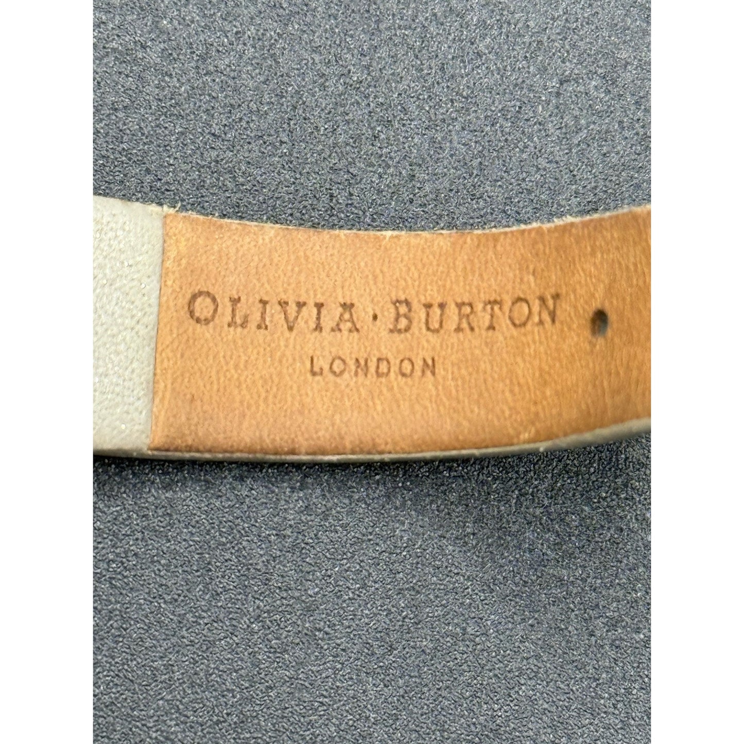 Olivia Burton Gold Tone Square Watch New Battery N18