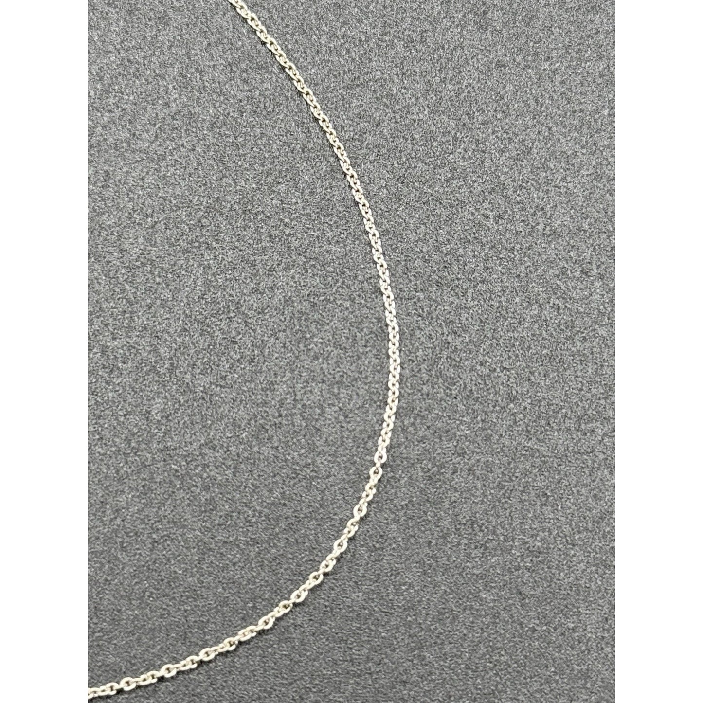 9” Sterling Silver Cubic Zirconia Heart Anklet 925 N13