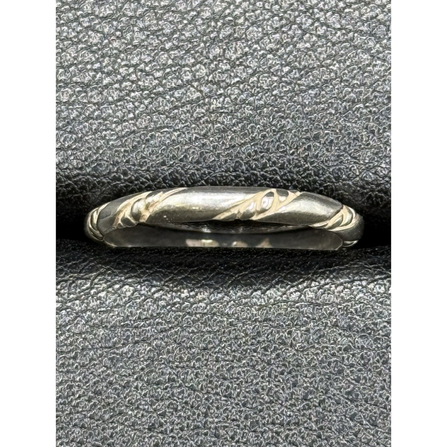 Silpada Sterling Silver Rope Stack Ring Size 8.00 925 #5 P7