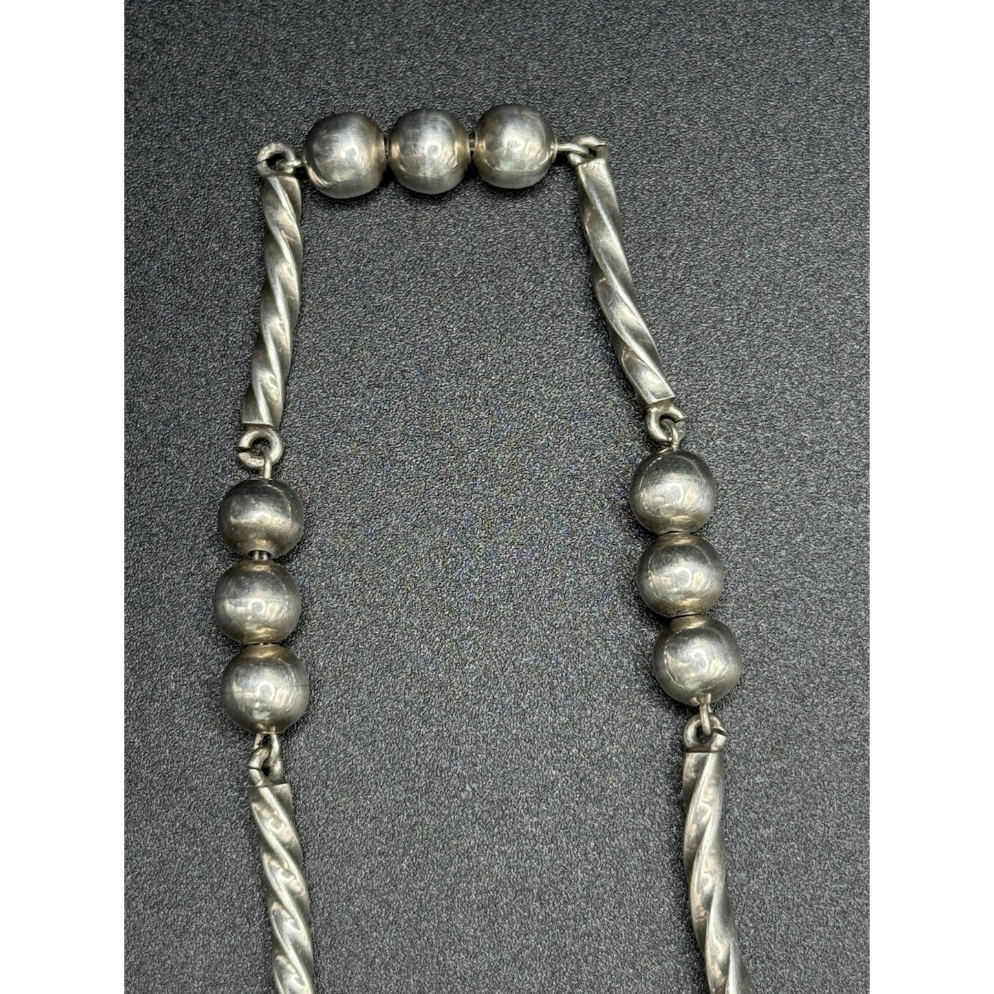 Taxco 28” Sterling Silver Necklace 75 Grams TR-57 W8