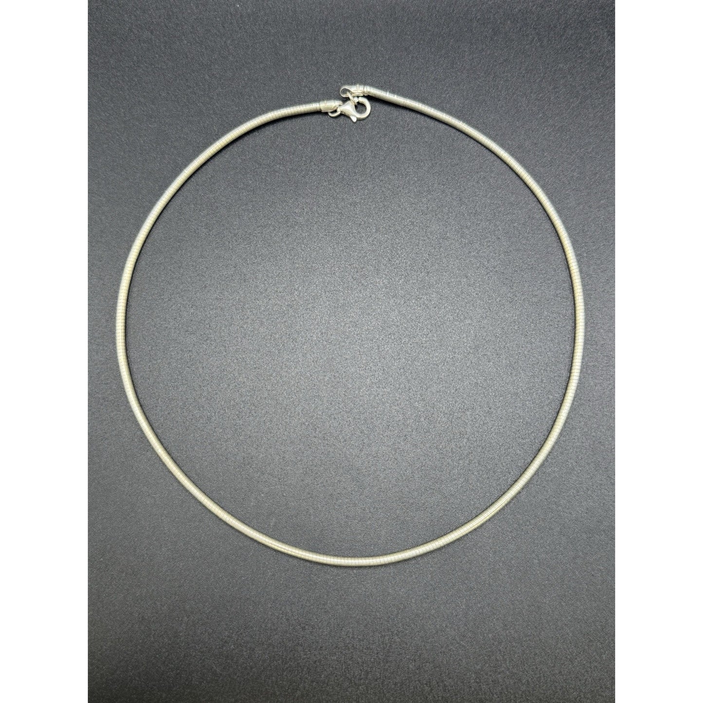 17” Sterling Silver Choker 2.5MM Chain Necklace 10 Grams P10