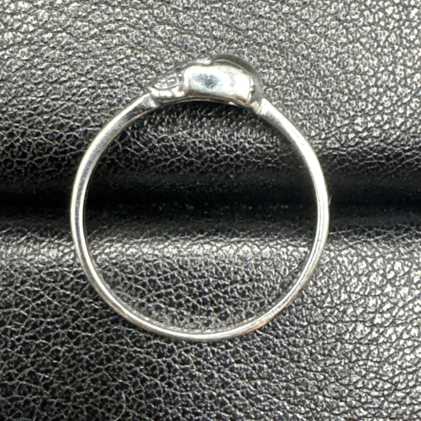 New Condition Sterling Silver Skull Ring 925 Size 7