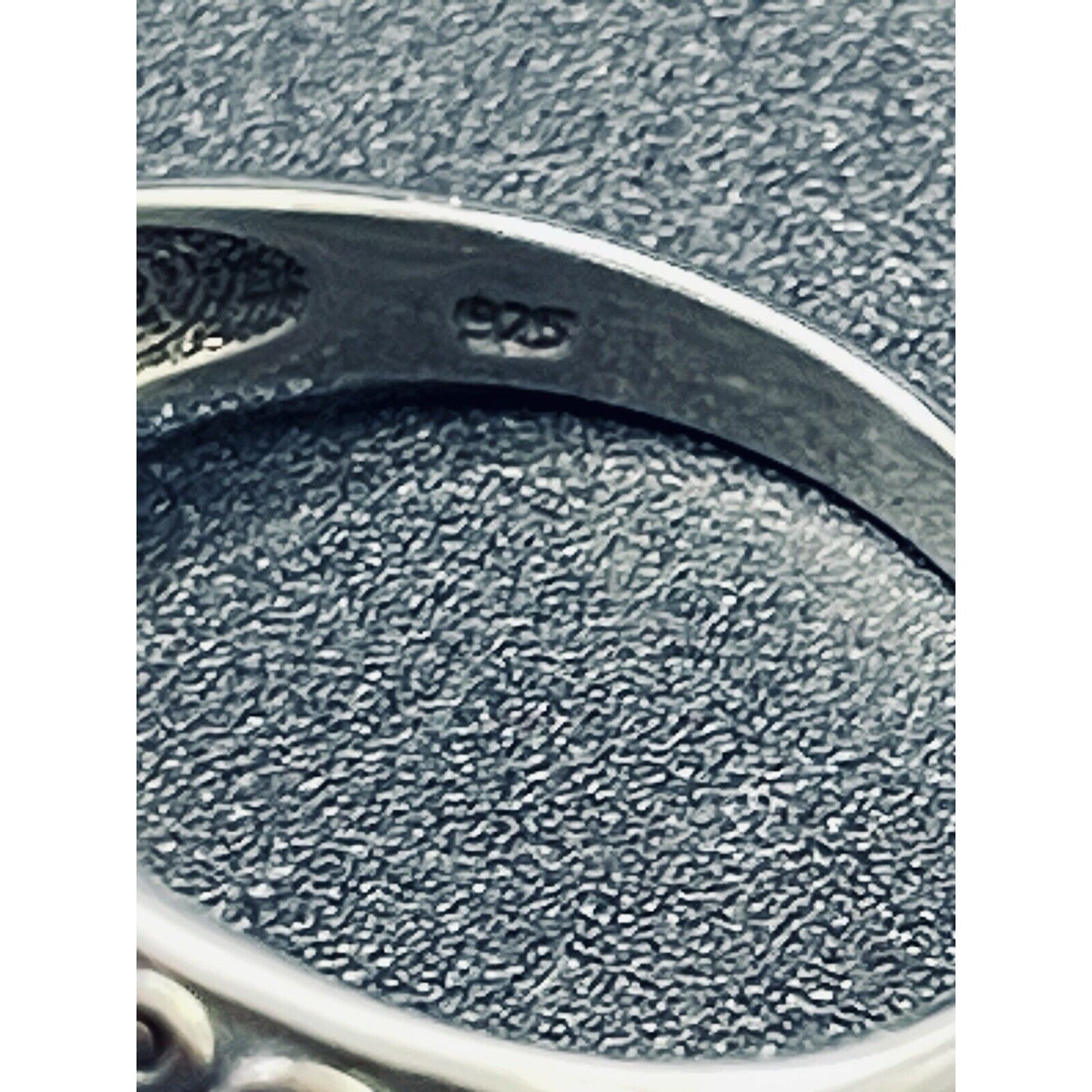 New Condition Sterling Silver Horseshoe Ring Size 9.50