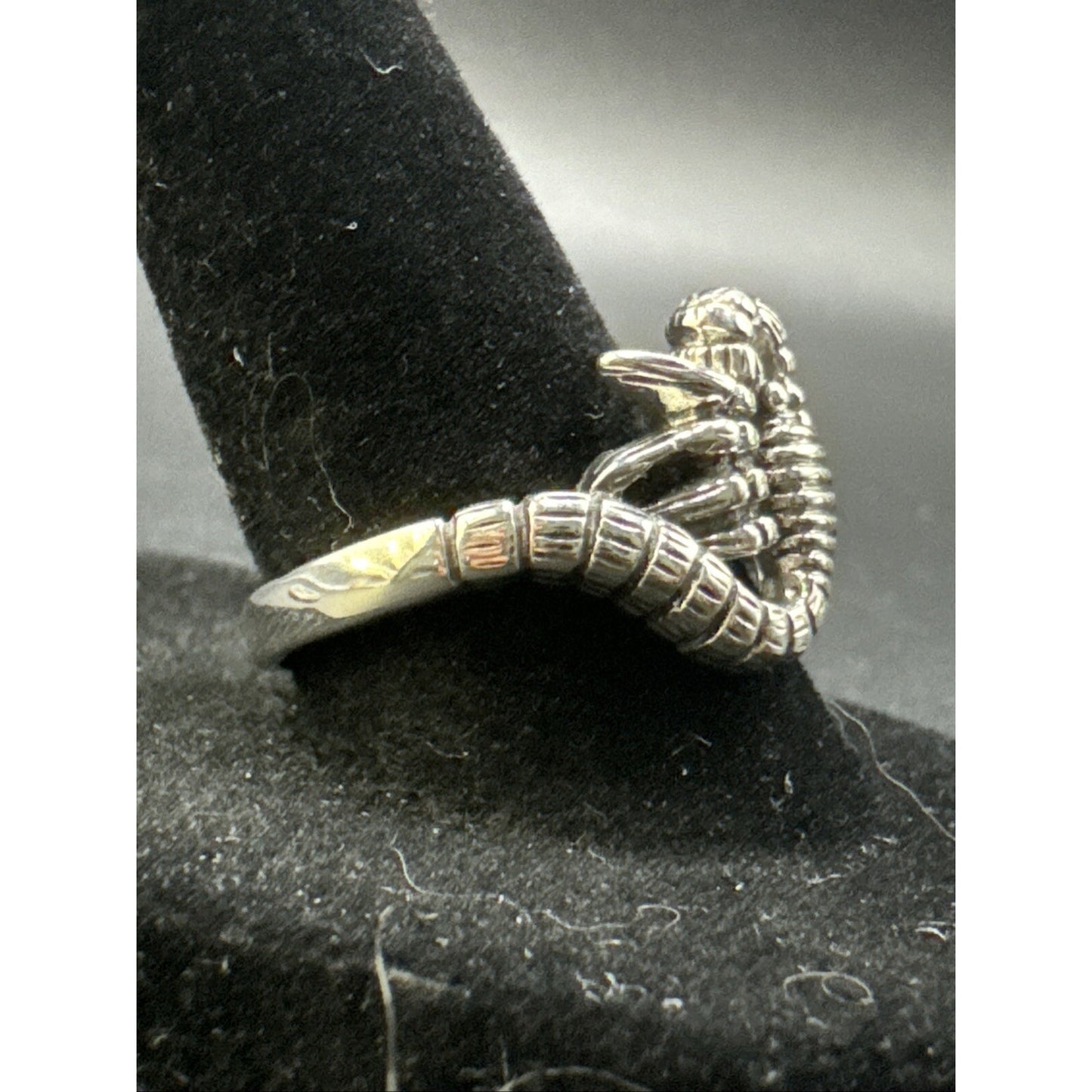 New Condition Sterling Silver Scorpion Scorpio Ring 925 Size 10