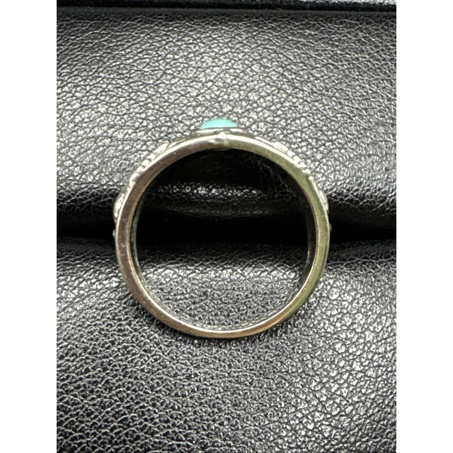 New Condition Sterling Silver Turquoise Phoenix Bird Sun Ring Size 7