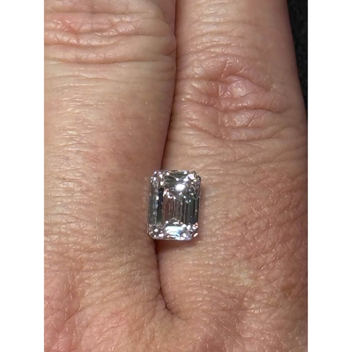 3.03 Loose Emerald Cut Lab Grown Diamond E Color VVS2 Clarity IGI