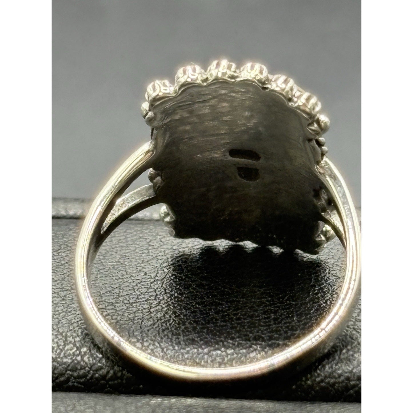 New Condition Sterling Silver Moonstone Turquoise Ring Size 8