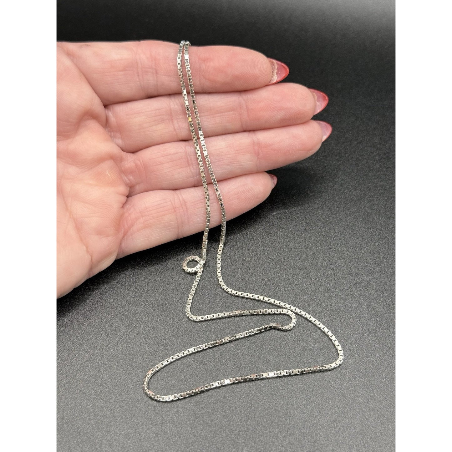 18” Sterling Silver Chain Necklace 1.35MM 4 Grams N13