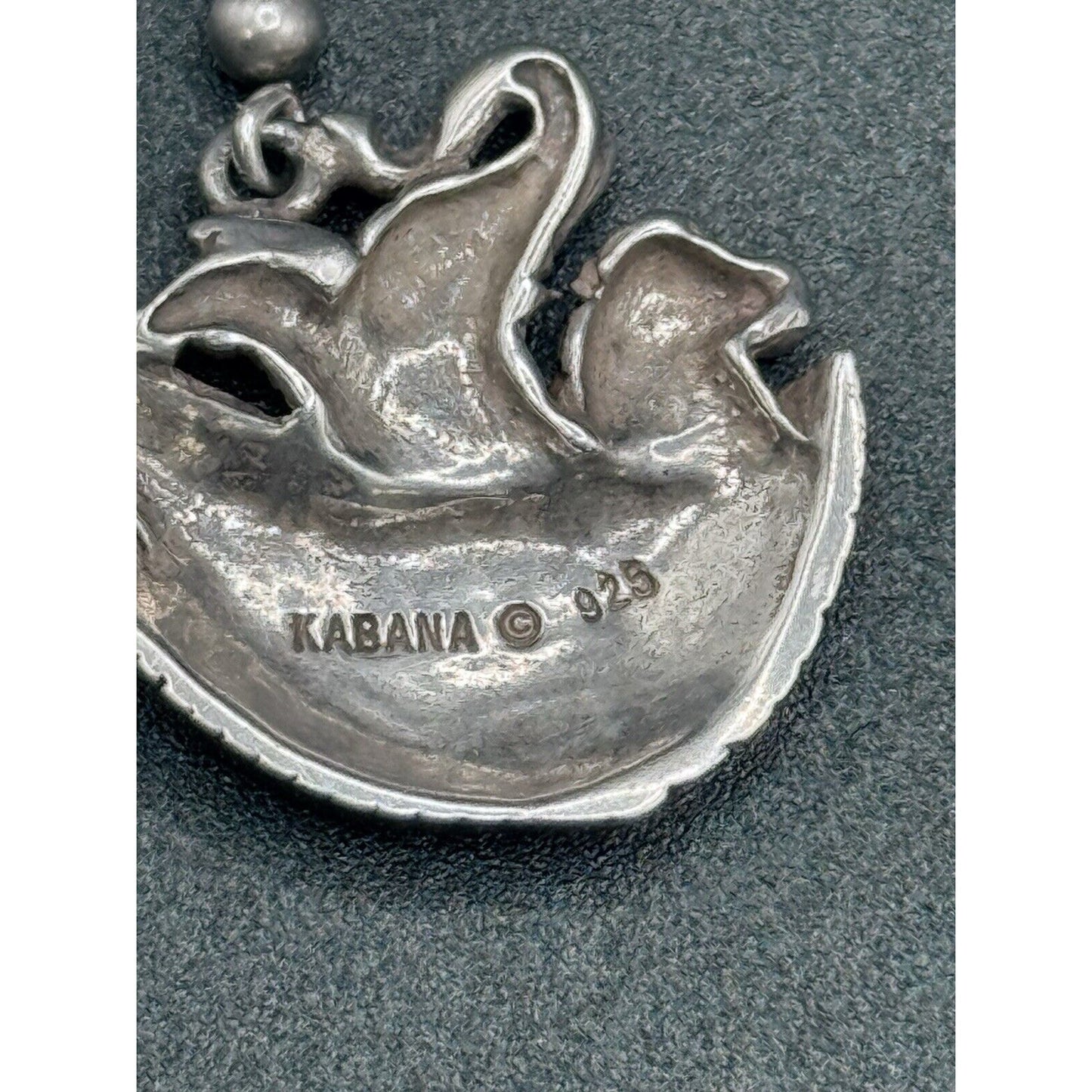 Kabana Sterling Silver Noah’s Ark Dangle Earrings 925 M15