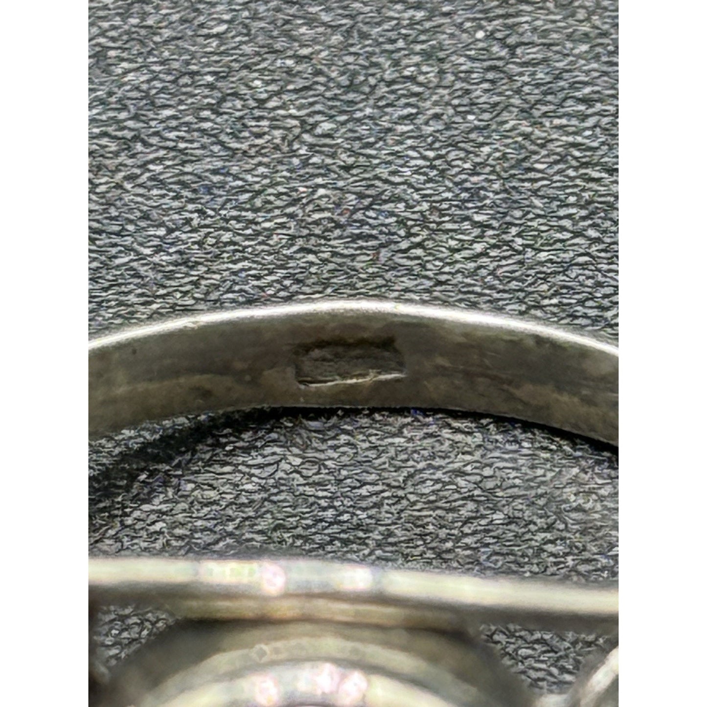 EUC Sterling Silver Carnelian Scroll Genuine Ring Size 7.25 P19