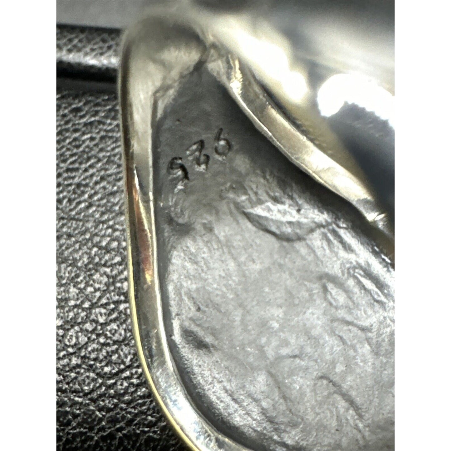 New Condition Sterling Silver Zodiac Signet Ring 925 Size 10