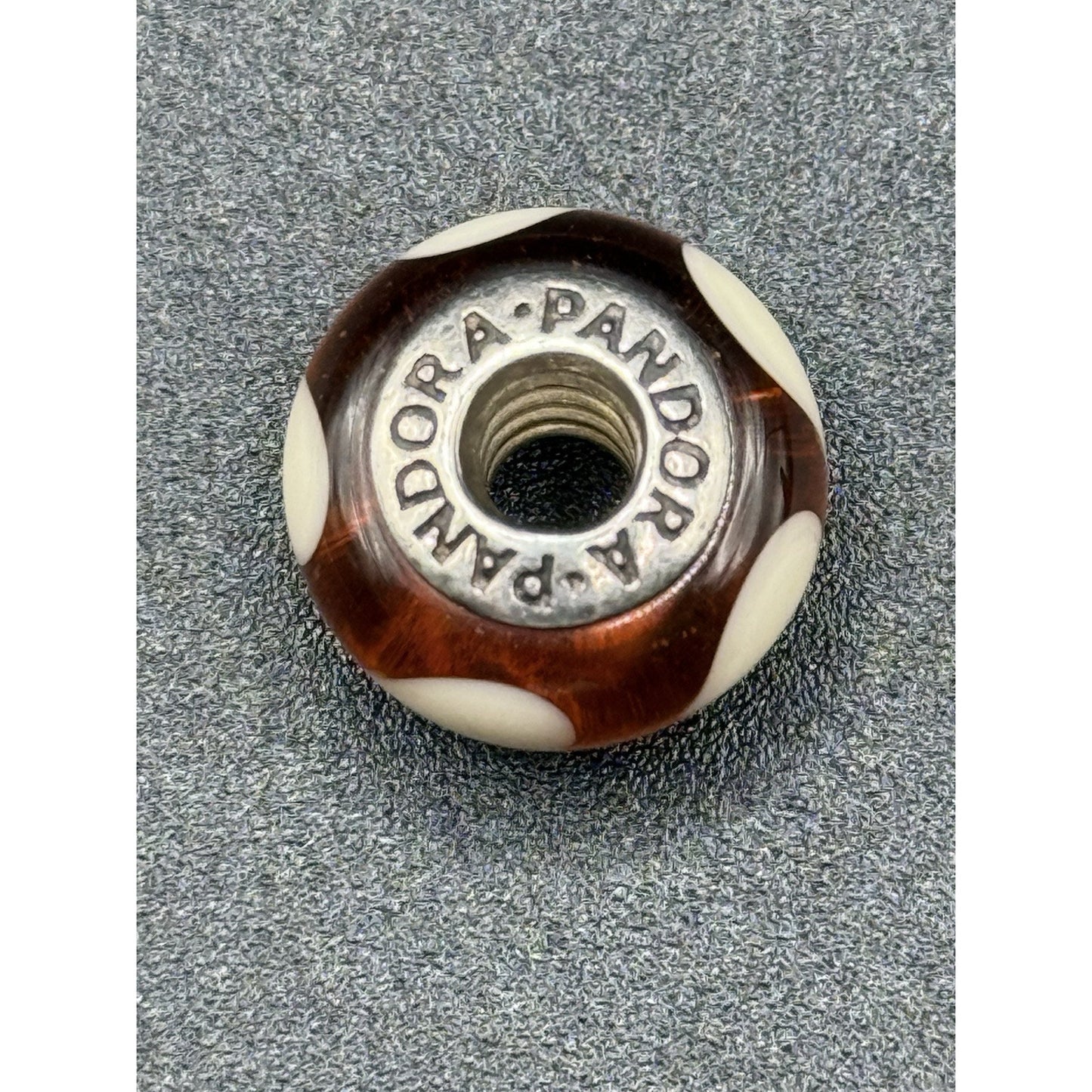 Pandora Sterling Silver Murano Heart Charm ALE 925 N19