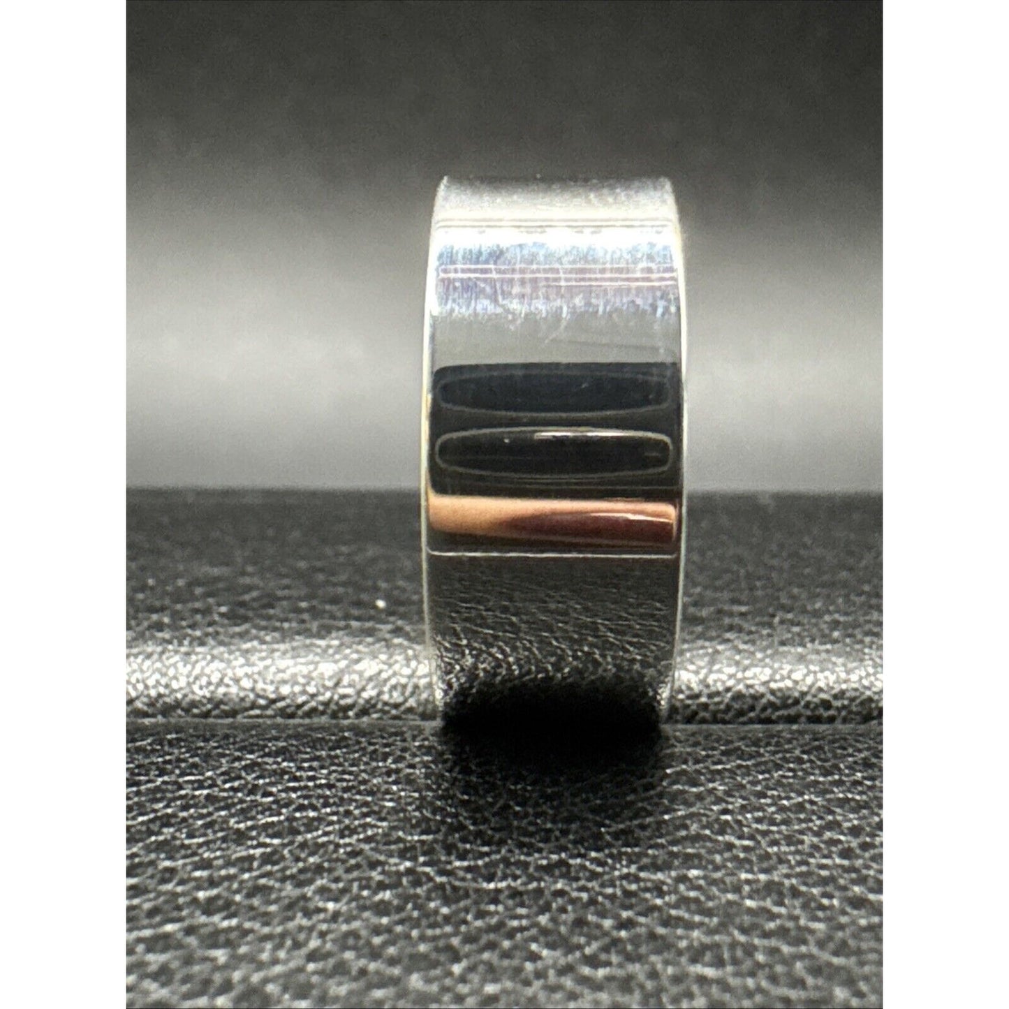 New Condition Sterling Silver Cigar Band Ring 925 Size 6.50