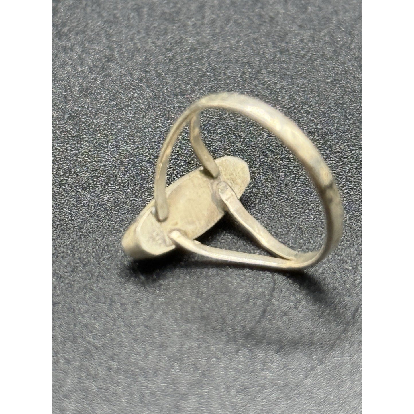 Vintage Sterling Silver Turquoise Dainty Ring Size 5.00 Tested Q16