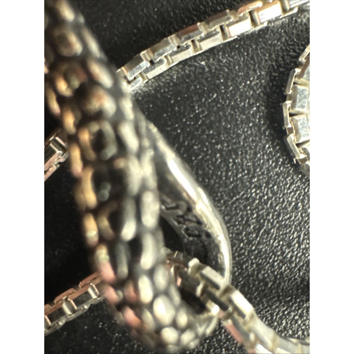 20” New Condition Sterling Silver Onyx King Cobra Snake Pendant Necklace