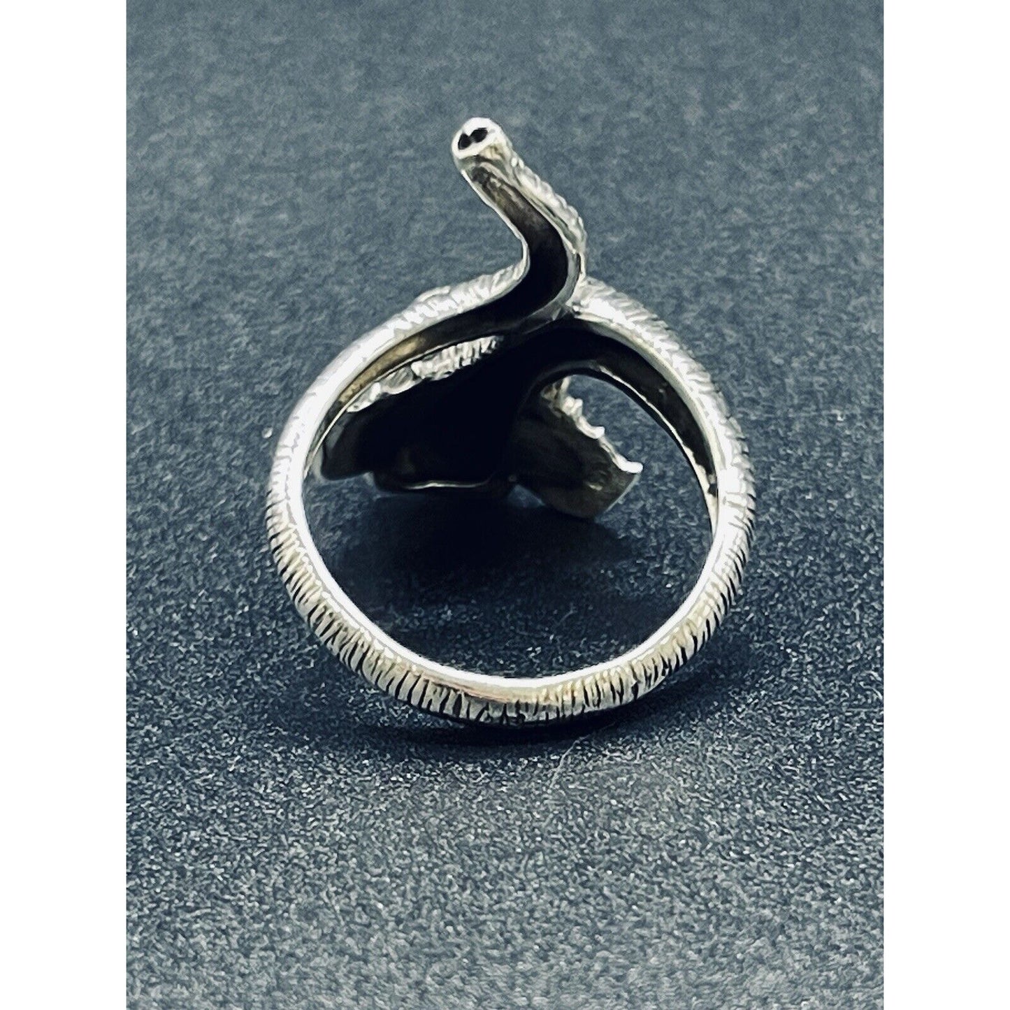 New Condition Sterling Silver Elephant Ring Size 7.00 Slightly Adjustable