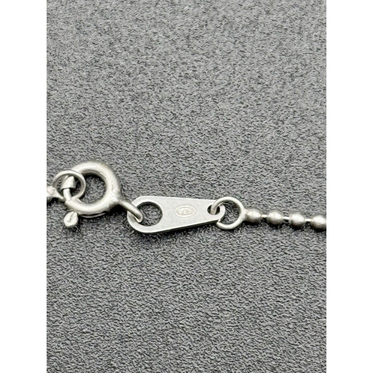 16” Sterling Silver Bathtub Chain Necklace 925 N12