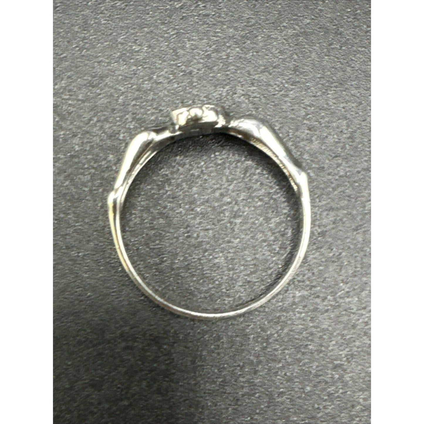 New Condition Sterling Silver Turquoise Claddagh Ring 925 Size 7