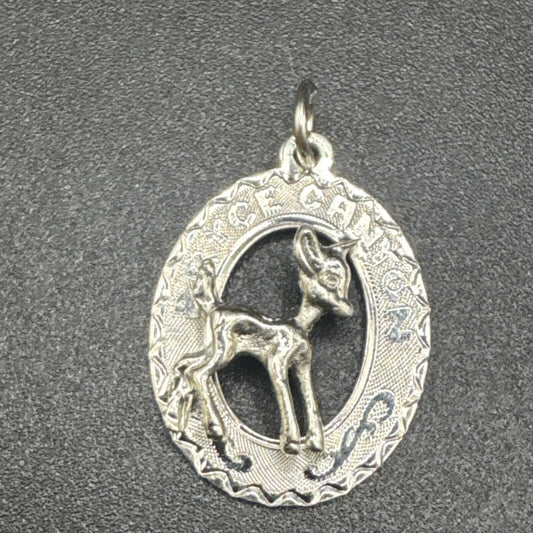 Bryce Canyon Sterling Silver Deer Charm Cree 925 N1