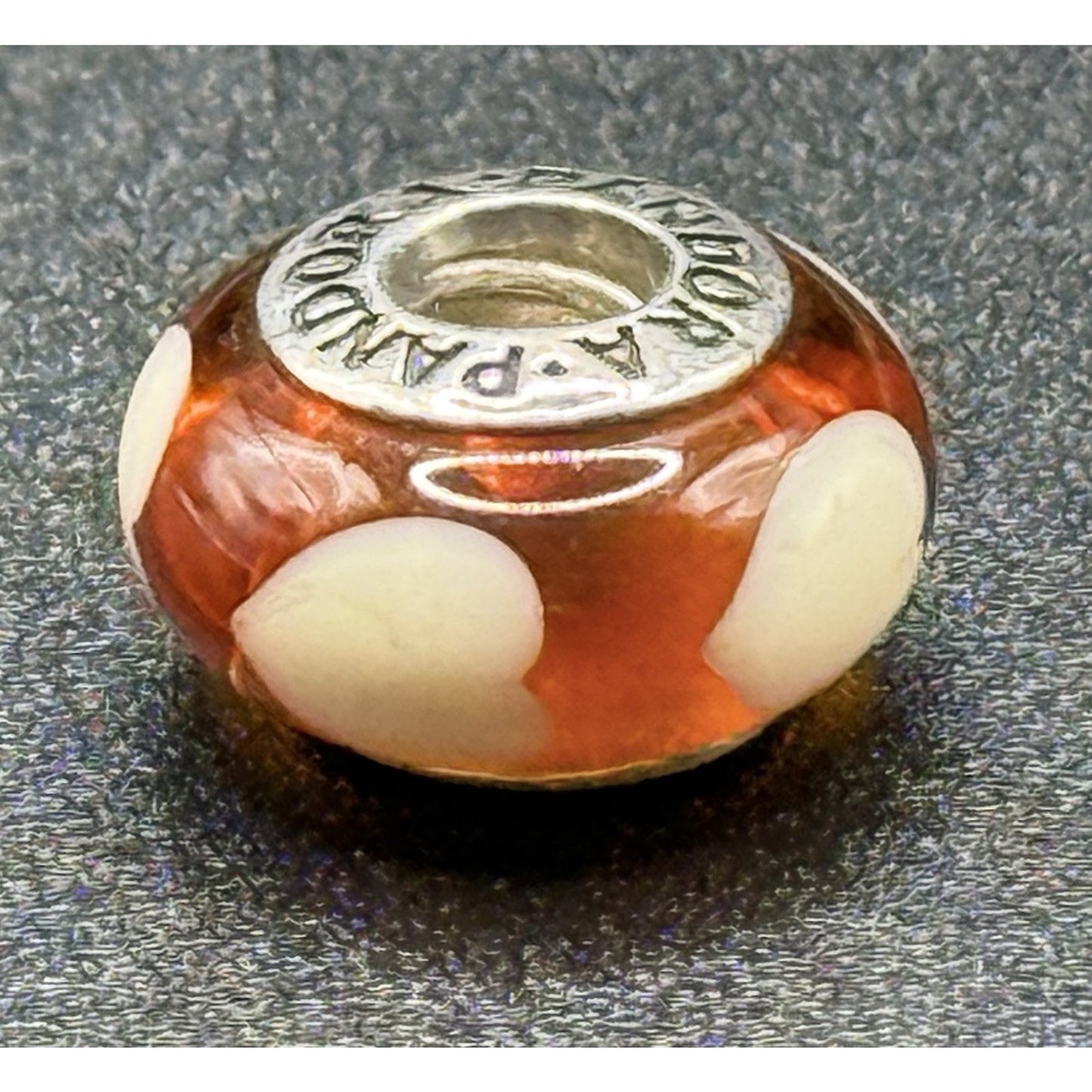 Pandora Sterling Silver Murano Heart Charm ALE 925 N19