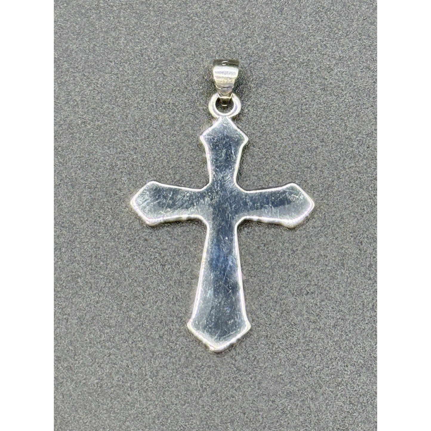 New Condition Sterling Silver Celtic Cross Triquetra Pendant 925