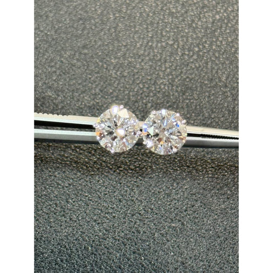 14k White Gold 5.00 Carat Total Weight E Color Vs1 Clarity IGI Lab Grown Diamonds