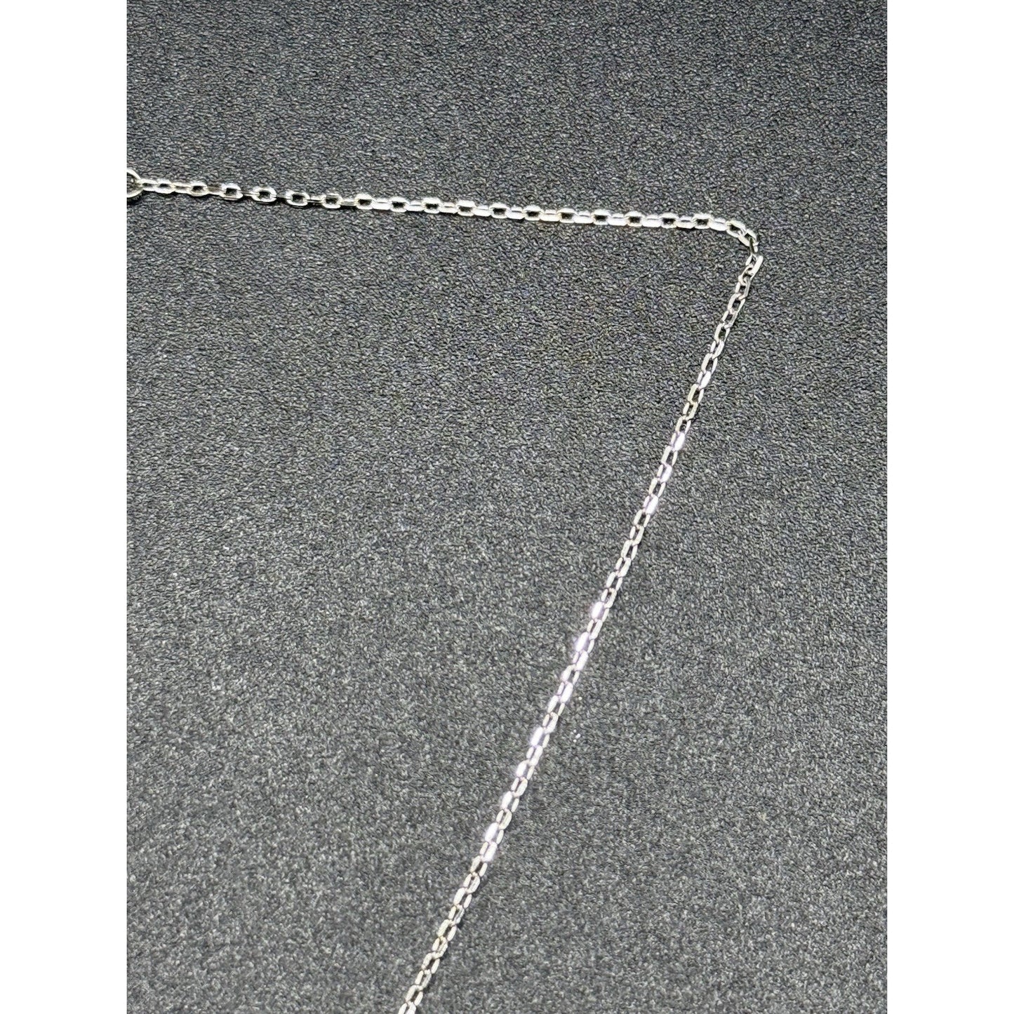 New Condition 18” Sterling Silver Genuine Pearl Cubic Zirconia Starfish Necklace