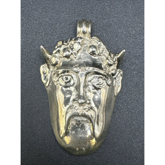 Vintage Handmade Devil Pendant Tested Only K23