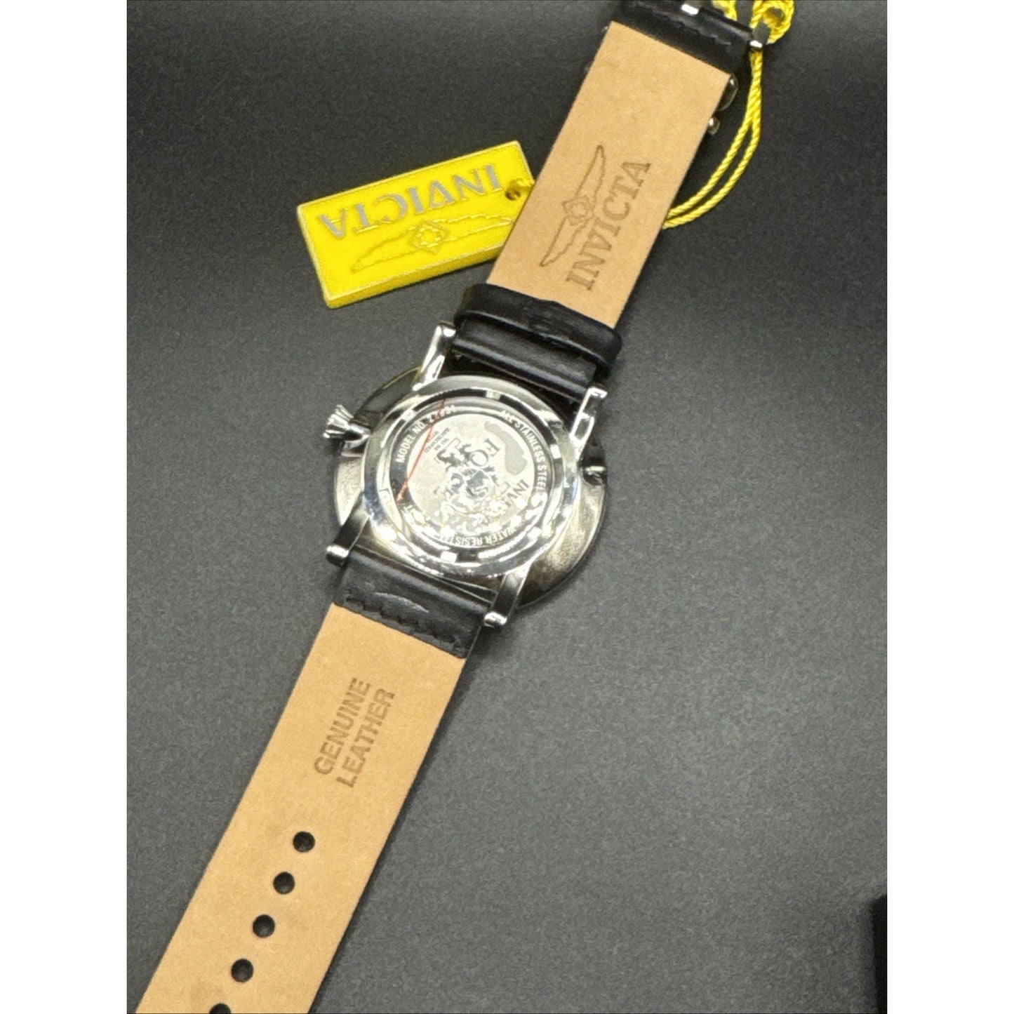 47mm Invicta Blue Dial Watch NOS New Battery T20