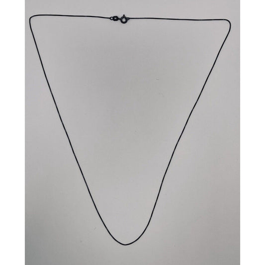 20” New Condition Black Rhodium Box Chain