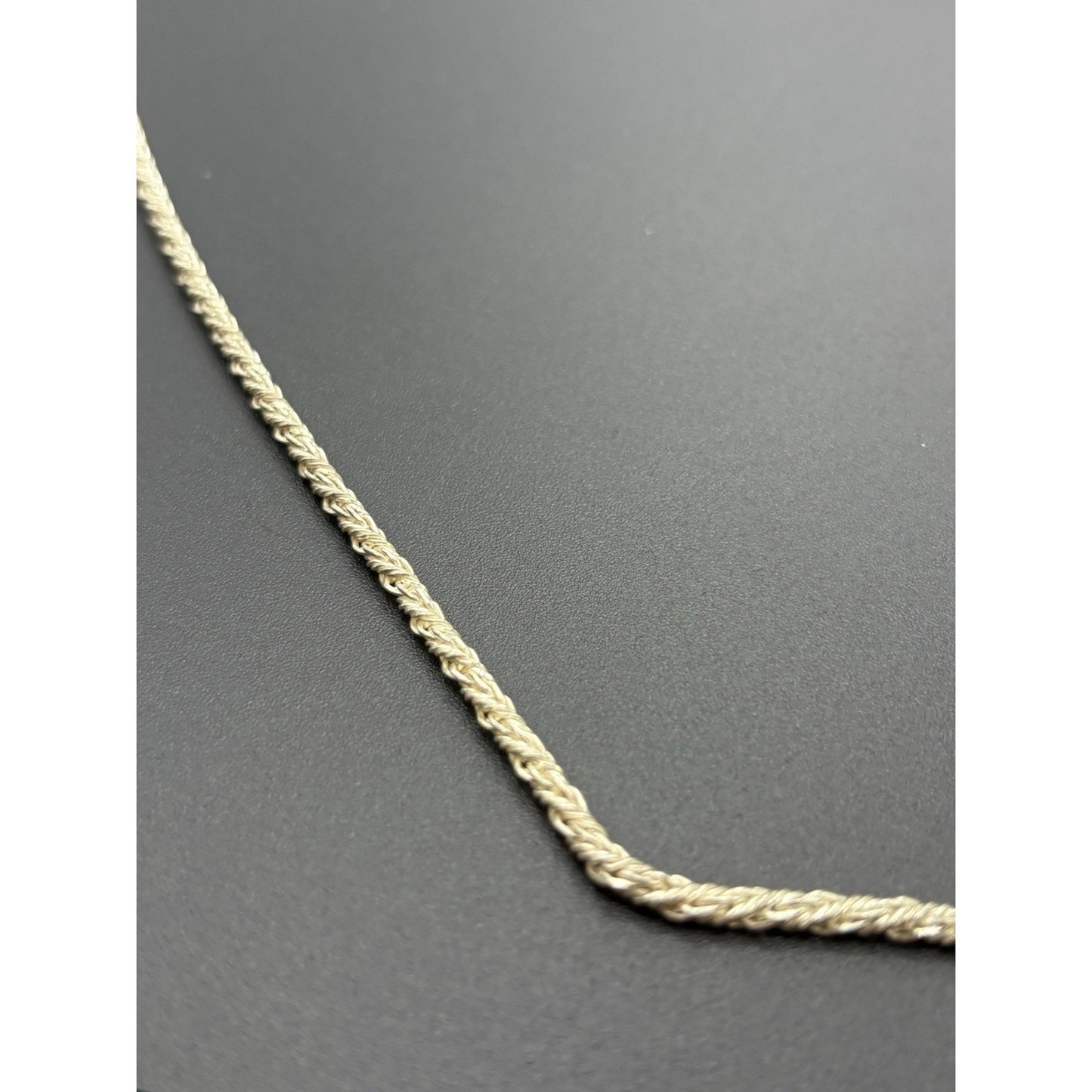 30" Sterling Silver Rope Chain 2.5MM Necklace 12 Grams 925 W18