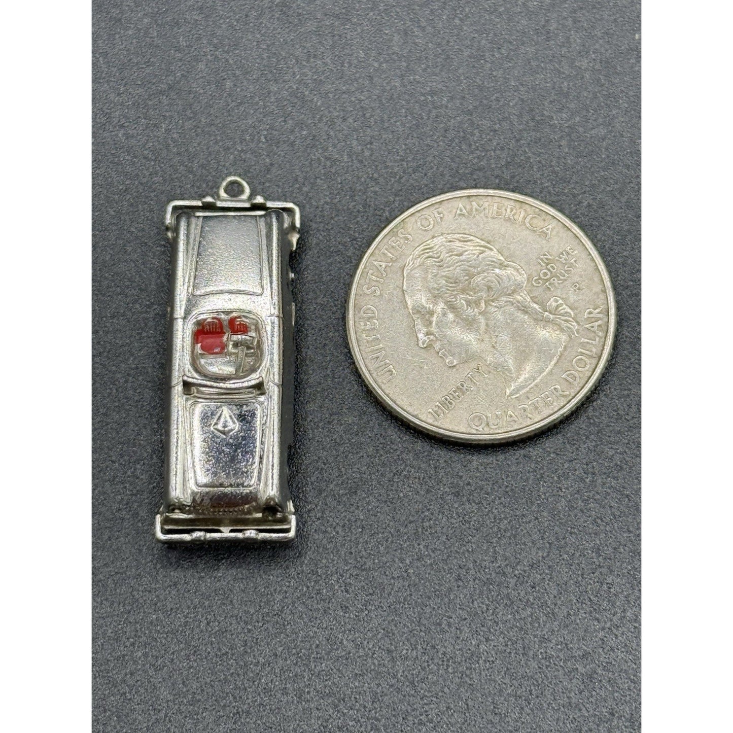 1950s Sterling Silver Automobile Car Charm 925 RARE R29