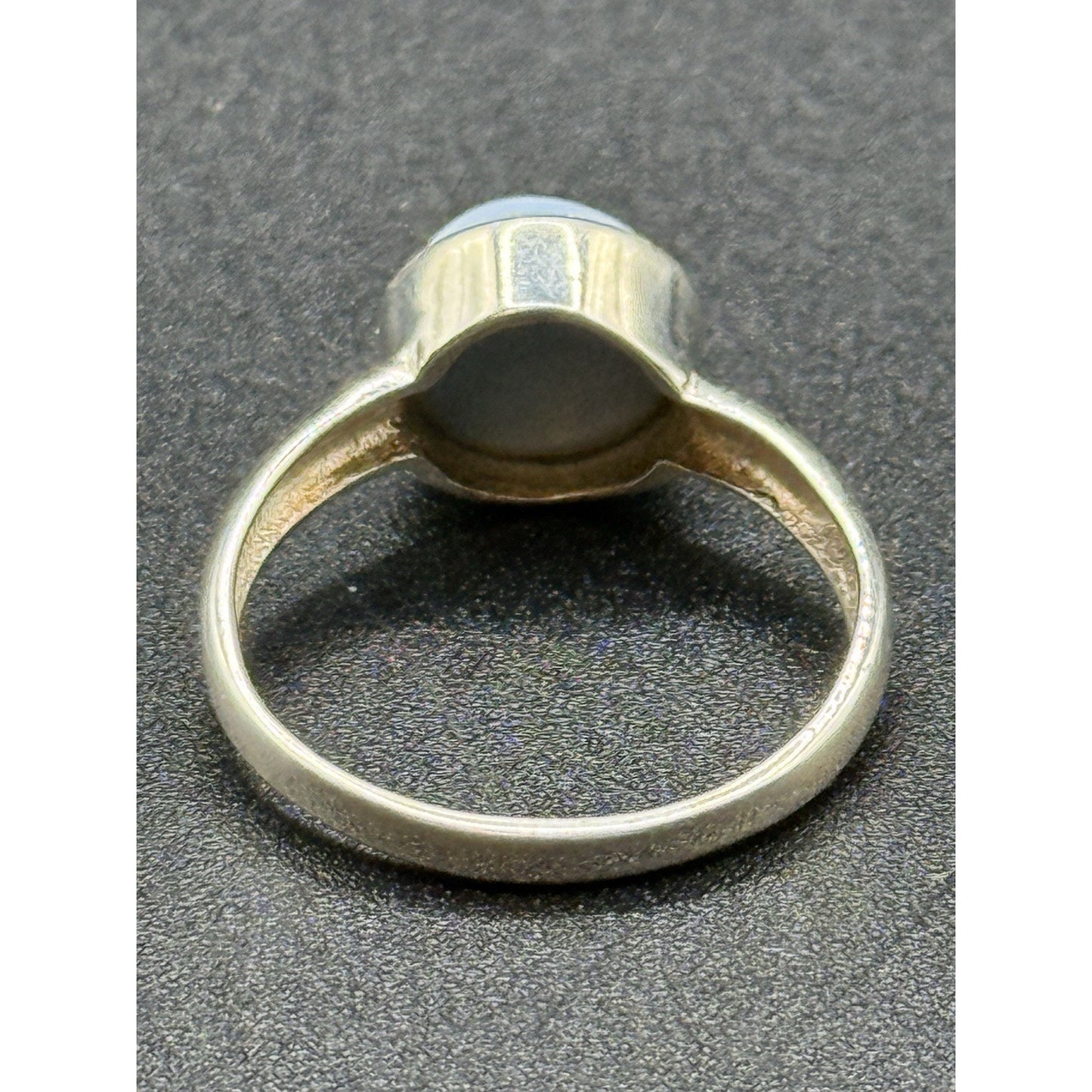 New Condition Sterling Silver Genuine Milky Aquamarine Ring Size 10.00 925 P19