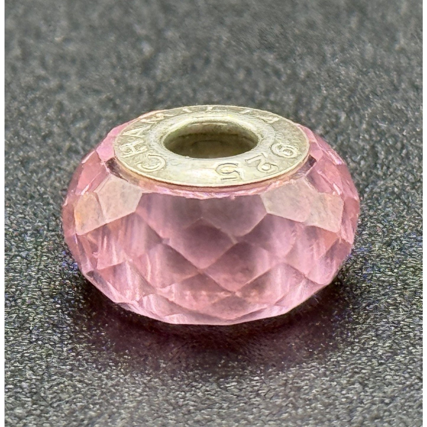 Chamilia Pink Faceted Murano Charm P20