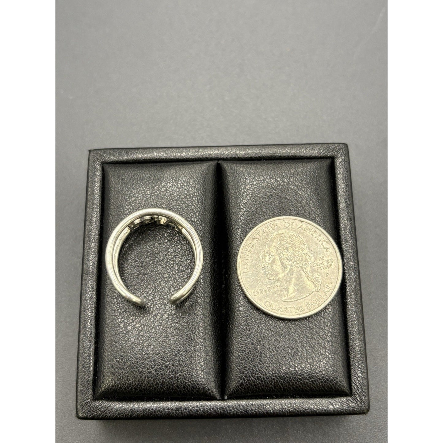 Pandora Sterling Silver “Angel” Ring Open Size 7.5 ALE W16