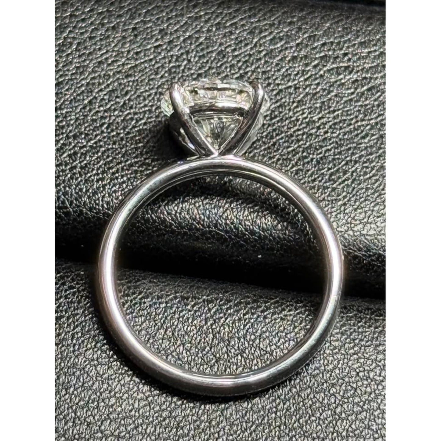 Brand New 14k White Gold 3.02 Round Brilliant Cut Lab Grown Diamond E Color VVS2 Clarity IGI