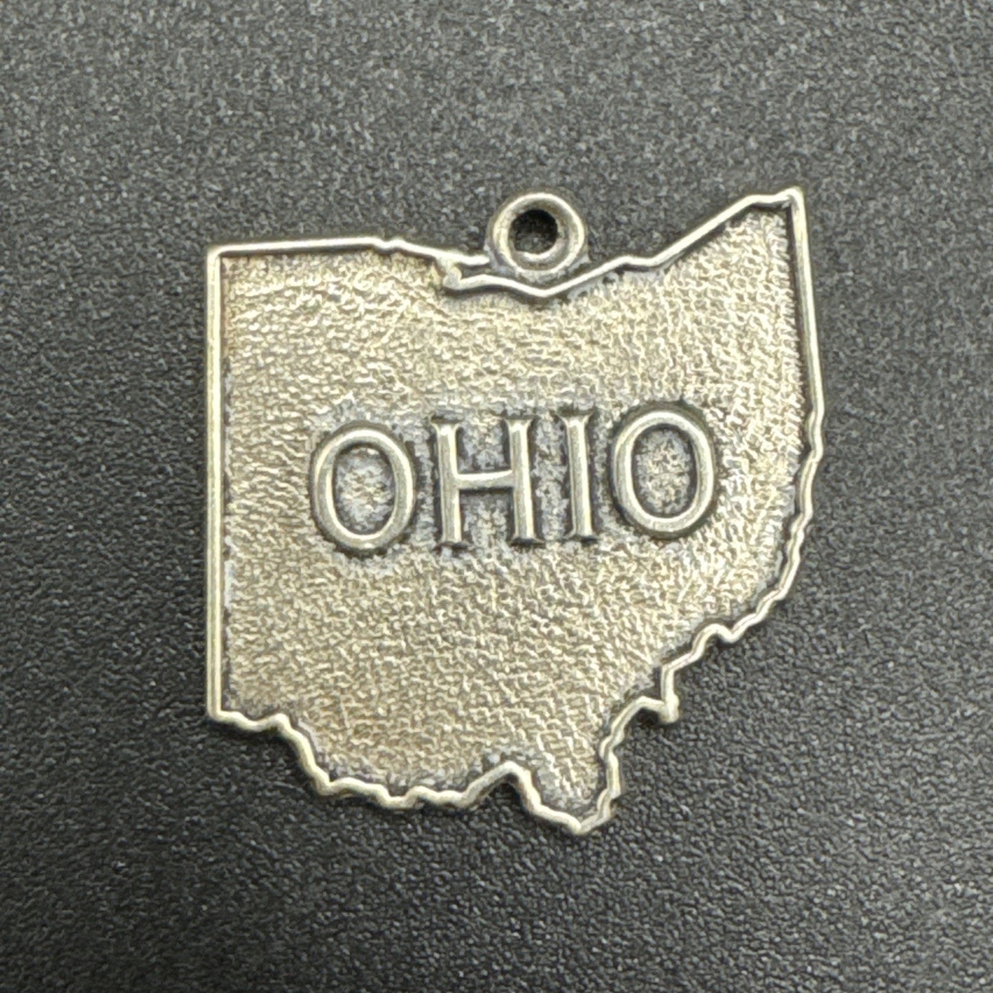 Vintage Sterling Silver Ohio State Charm Buckeye State 925 U1