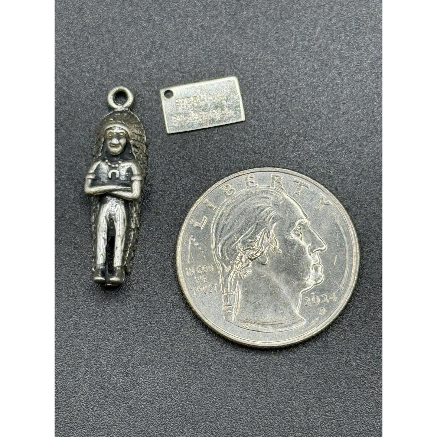 Vintage Bell Trading Co Sterling Silver Albequereue Charm P3