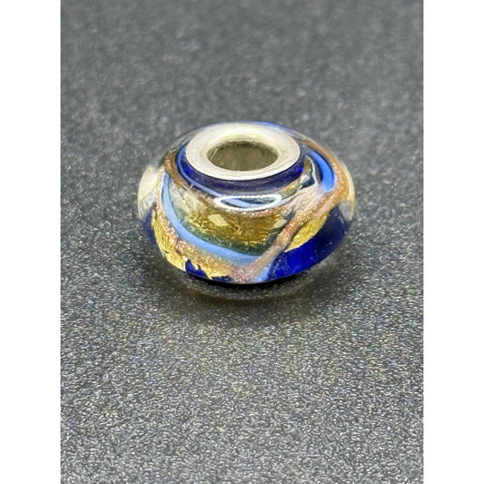 Camilla Sterling Silver Murano Glass Multi Color Charm 925 P10
