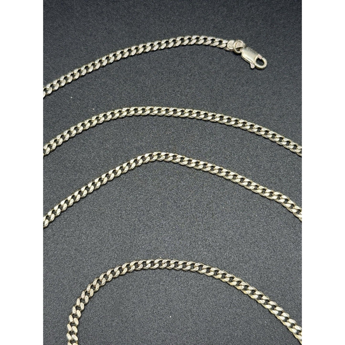 51” Sterling Silver 3MM Link Chain Necklace 27 Grams Q7
