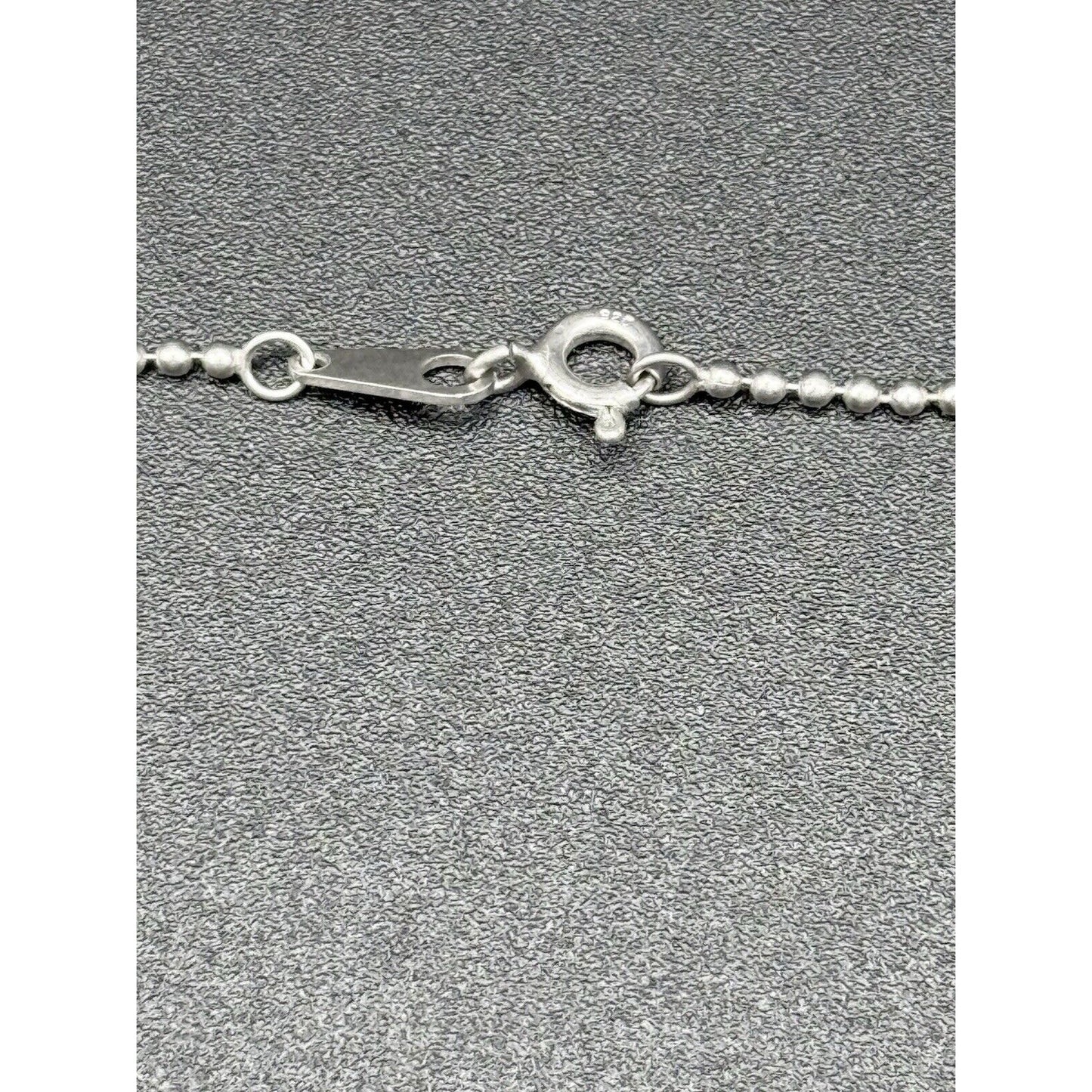 16” Sterling Silver Bathtub Chain Necklace 925 N12