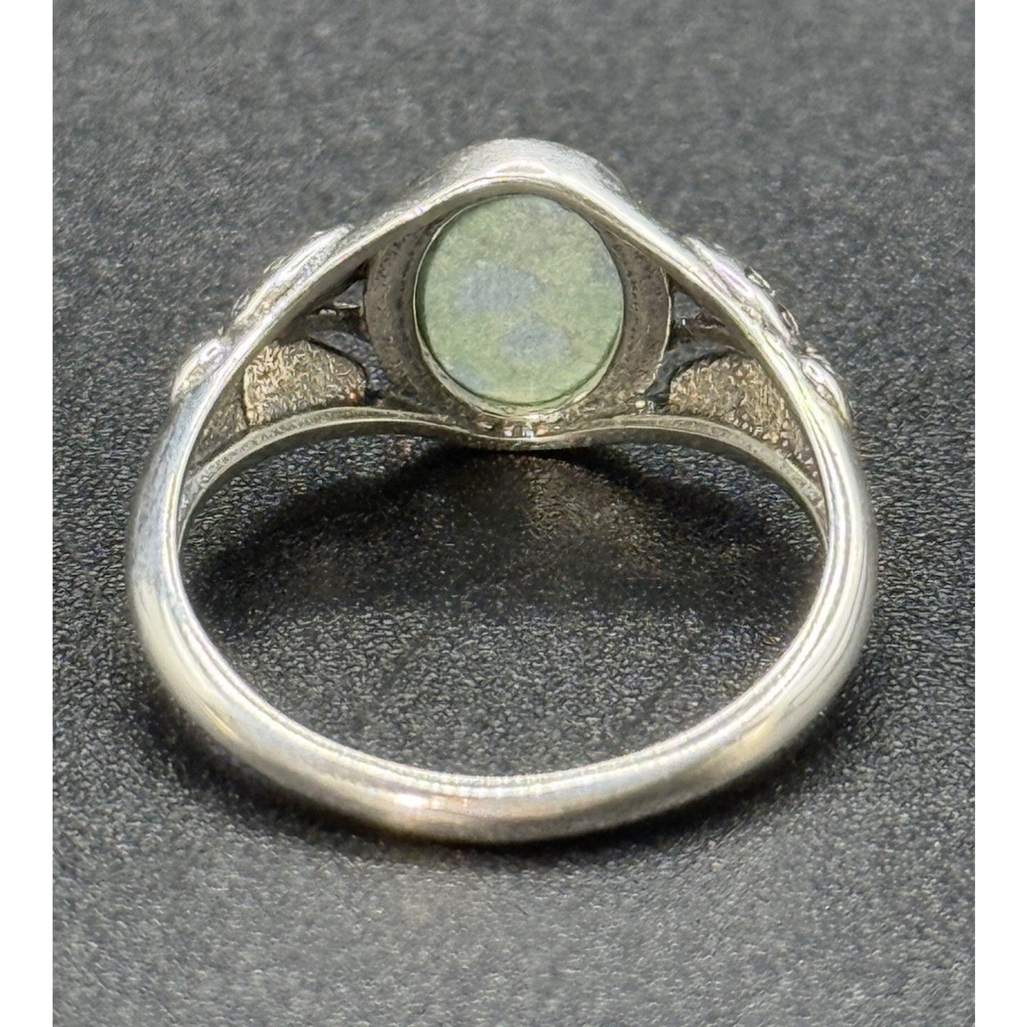 New Condition Sterling Silver Turquoise Butterfly Ring Size 7.00