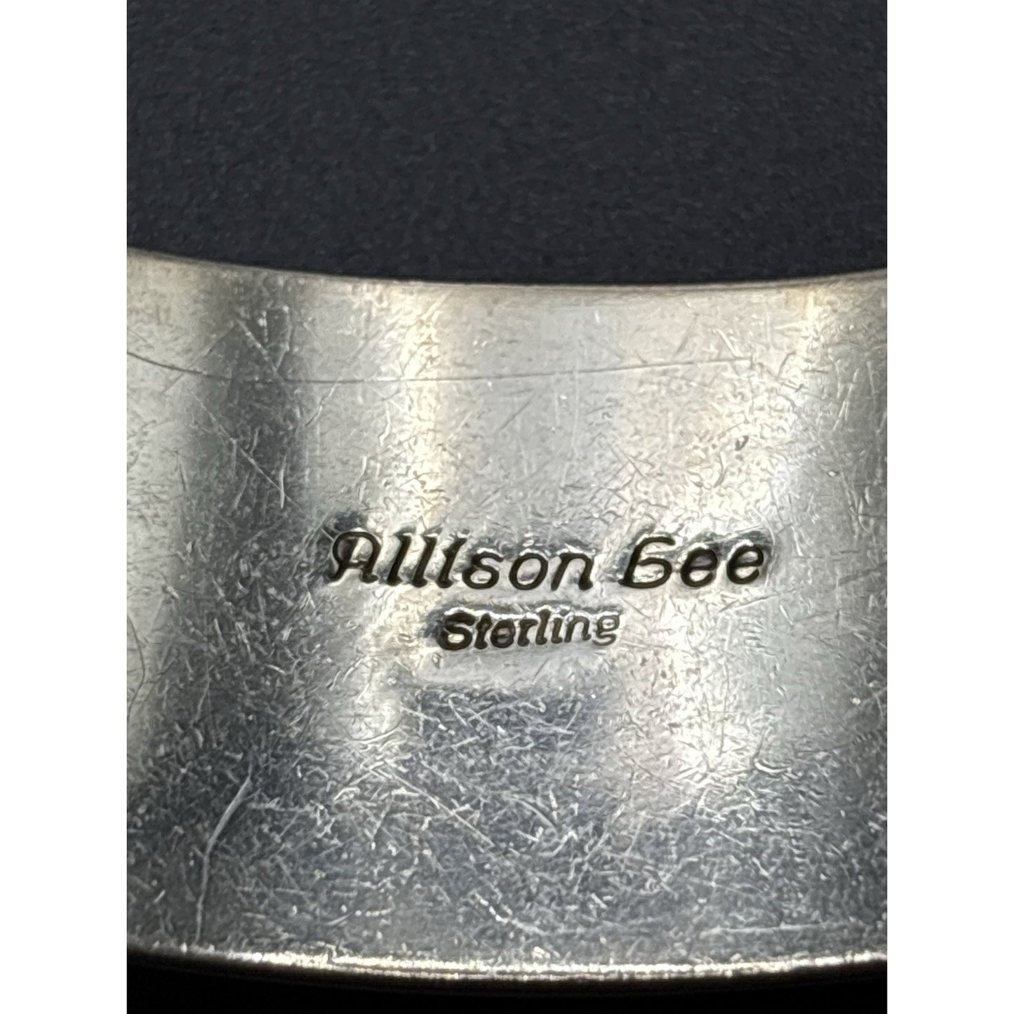 6" Allison Lee Navajo Sterling Silver Cuff Bracelet 43 Grams X15