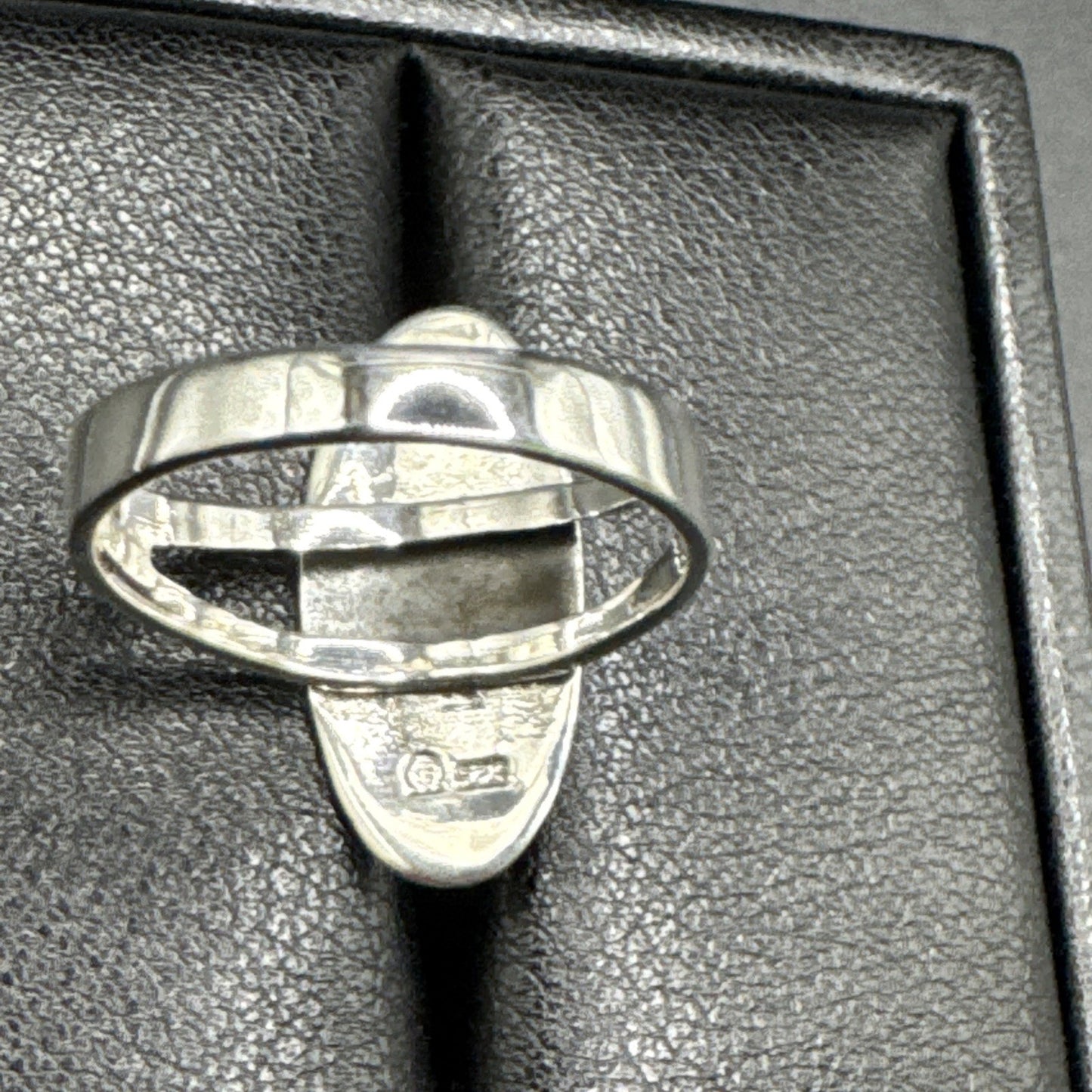 New Condition Sterling Silver Sun Moon Turquoise Ring 925 Size 9.75 R01