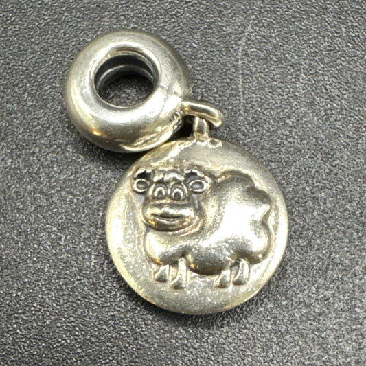 Pandora Sterling Silver Sheep Dangle Charm 925 ALE Q25